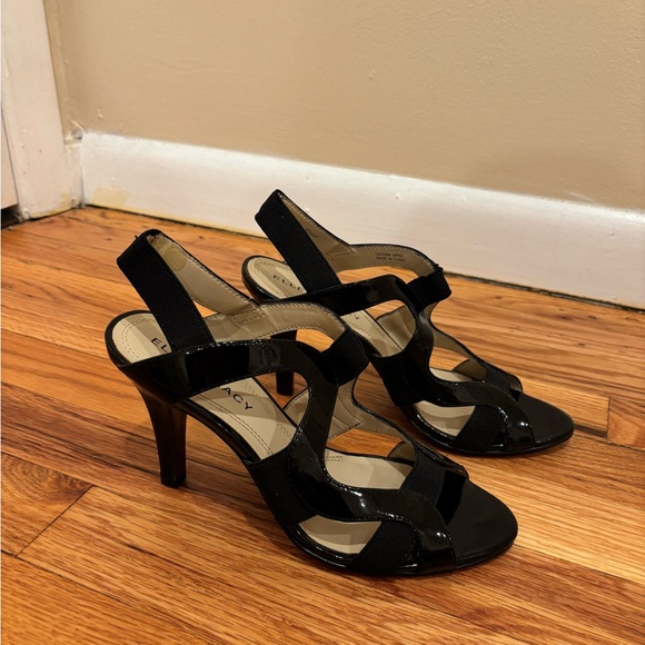 Ellen Tracy Shoes - Ellen Tracy Black Patent Leather Stiletto Heels